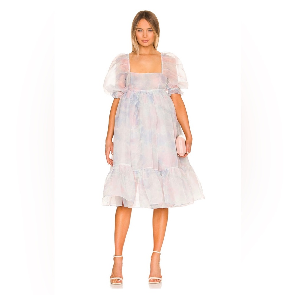 NWT selkie the French puff midi dress. Size S
